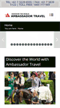 Mobile Screenshot of ambassadortravel.com.au
